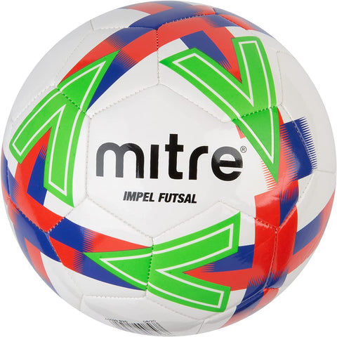 Balón Impel Futsal Mitre Blanco/Naranjo/Azulino/Verde